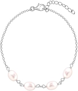 GIVA 925 Silver Pearl Glance Rose Gold Bracelet Charm | Gifts for Women & Girls Price In India