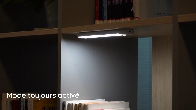 Lampe LED Sans Fil Avec Détecteur De Mouvement Pour Placard - Alimentation USB - Télécommande Incluse