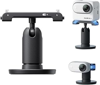 BeisDirect Steering Bracket For Insta360 GO 3 Camera and Expansion Pod, Magnetic Camera Bracket For Insta 360 GO 3 Action Camera Mount - Free Steering Easy Installation