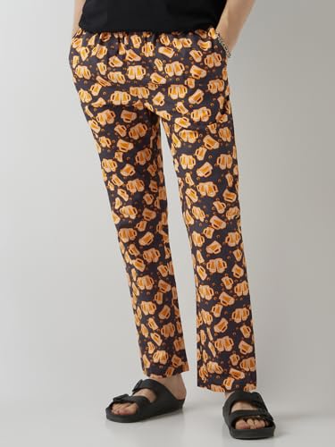 Image of Bewakoof Men's All Over Printed Regular Fit Poplin Cotton Pyjamas