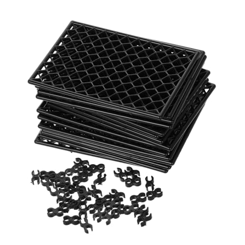 NAMOARLY Rc Drift Car Garage Panel DIY Set 30pcs Rc Car Garage Parts Mini Traffic Parking Panel for Hobbyist