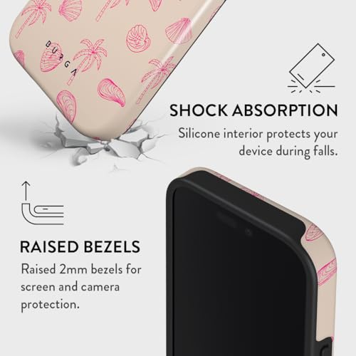 BURGA Unisex Phone Case for iPhone 16 Pro Max – Dual-Layer Hybrid Design with Shock-Absorbing TPU & Durable Exterior, Scratch-Resistant Finish and Raised Bezel Edge for Screen Protection & Daily Use by BURGA - Used condition - Image 4