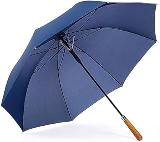 Paraguas de golf clásico, resistente al viento, apertura automática, ligero, recto, para uso en exteriores y negocios