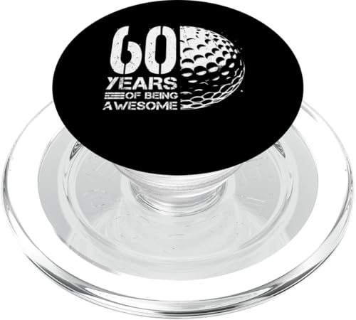 PopSockets PopGrip pour MagSafe 60e Anniversaire Homme Joueur de Golf 60 Ans