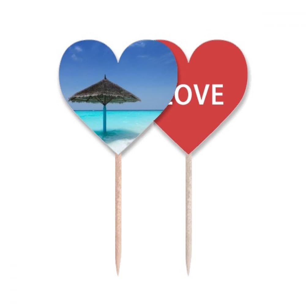 Cupcake Pick Ocean Beach pour buffets et apéritifs festifs