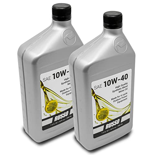 Aceite para motor mezcla sintética 10W-40 2 unidades 32 oz miniatura 1