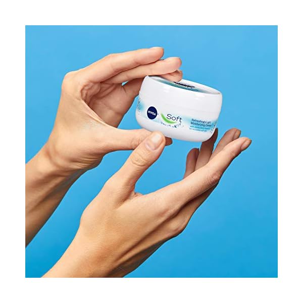 NIVEA Soft, Refreshingly Soft Moisturizing Cream, 3 Pack of 6.8 Oz Jars