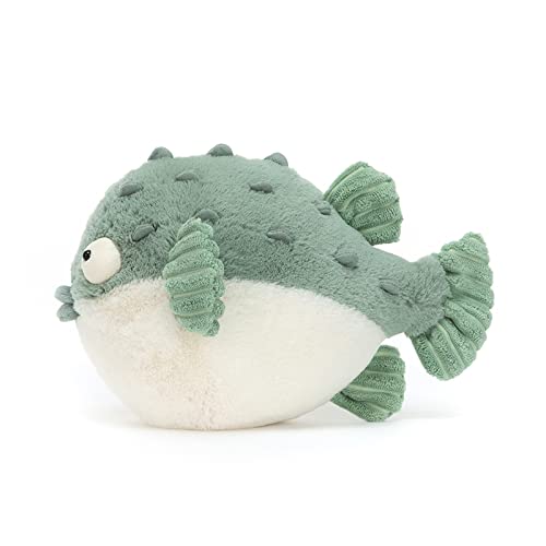 Jellycat Pacey Pufferfish Stuffed Animal, 7 inches - Ocean & Sea Plush Toy - Classic Children's Gift - Image 3