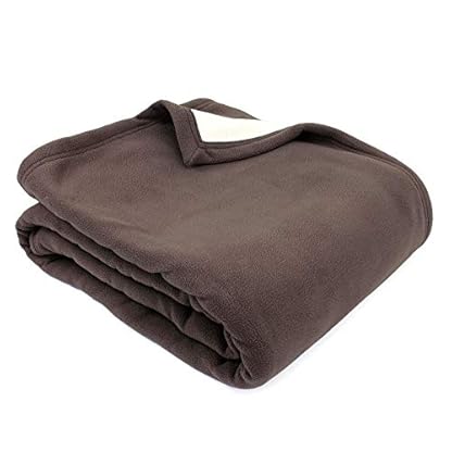 Linnea Luxus-Fleece-Decke, 240 x 260 cm, 100 % Polyester, 430 g/m², Narvik, Braun / Taupe / Natur