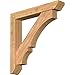Ekena Millwork BKT0806X48X48BOA06SWR Balboa Slat Smooth Bracket w/Offset Brace, Western Red Cedar