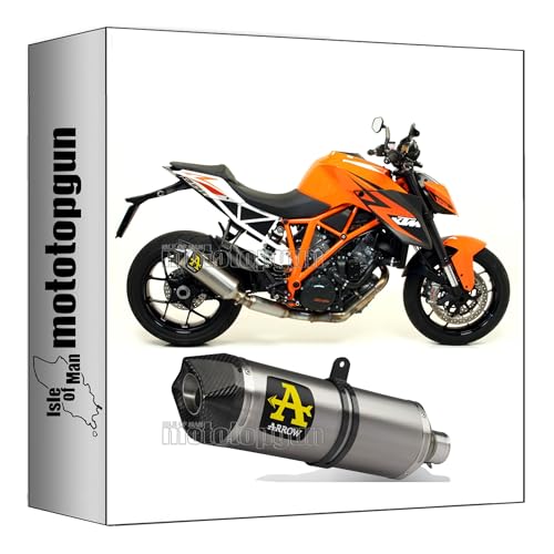 Pot Arrow Race-Tech aluminium et carbone pour KTM 1290 Superduke R 2014-2016