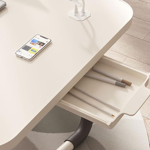 Plateau de lit portable ordinateur portable table de lit noyer réglable - 3