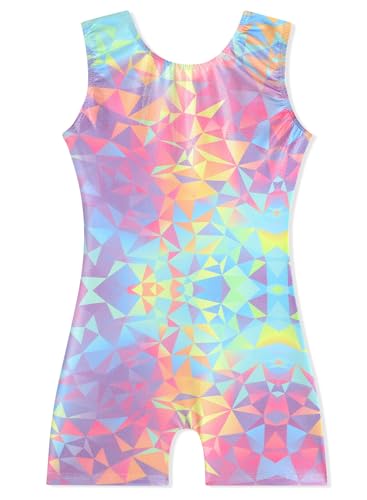 EQSJIU - EQSJIU Dance Leotard for Girls Rainbow Lumpy Cute Shoes for Teen Boys Girls Gymnastics Shorts 9-10 Years