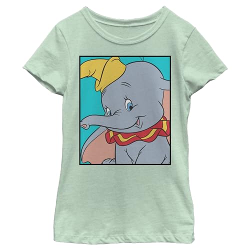 Disney Little Big Dumbo Box Girls Short Sleeve Tee Shirt