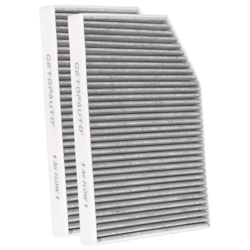 GETOPAUTO 64119382885 Cabin Air Filter with Activated Carbon for BMW 330i,330i xDrive,M340i,M340i xDrive,X3,X3 M,X4,X4 M,Z4 and more,Replaces 64119382885 64119382886(Set of 2)