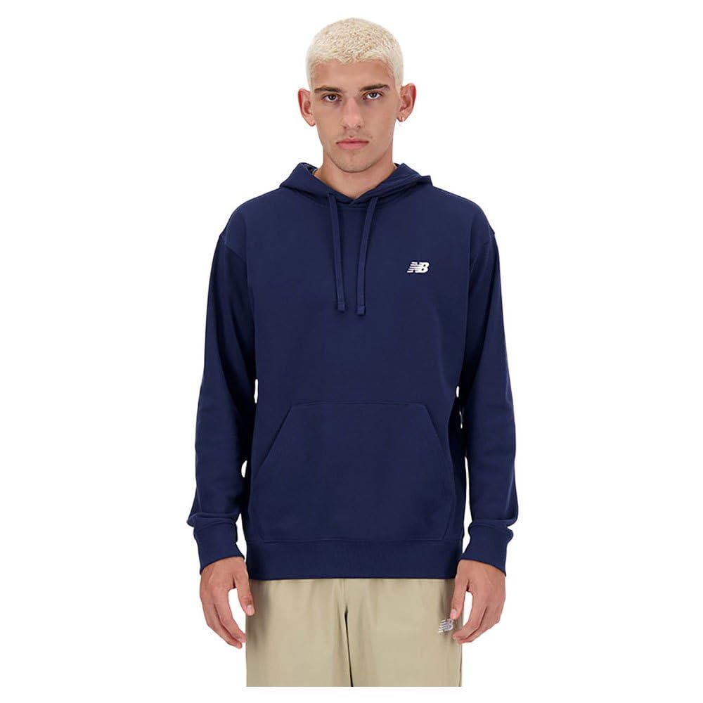 New Balance Men's Nb Navy Sport Essentials French Terry Hoodie, S