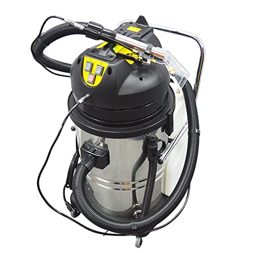 Techtongda Commercial Carpet Cleaner Multi-Purpose Carpet Extractor Upholstery Wet Dry Vacuum Cleaner Floor Cleaning Machine 60L/16Gal 2000W #TOP2