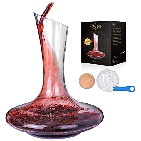 MWNI Juego de Decantadores de Vino de Cristal Cover