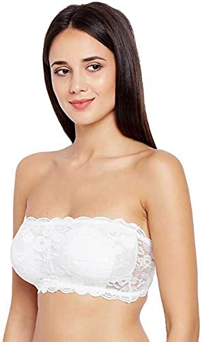 Image of Women's Lace Padded Wire Free Bralette Bra