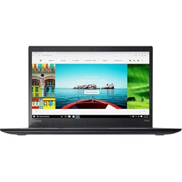 Lenovo Thinkpad T470s Laptop Business 14" FHD Notebook, Intel Core i7-6600U, 20GB DDR4 RAM, 512GB SSD, tastiera americana, Windows 10 Pro (ricondizionato)