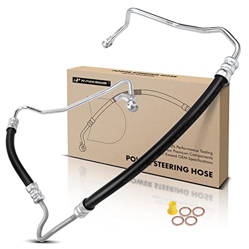 A-Premium Power Steering Hose Pressure Hose Line Assembly Compatible with Chevrolet Caprice 2011-2013 Pontiac G8 2008-2009 Pump To Gear/Rack Pinion by A-Premium - Used condition - US$20.84
