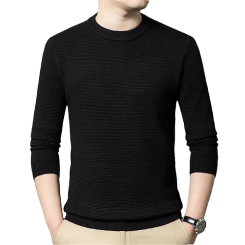 Men Basic Knit Jumpers Knit Tops for Winter O Neck Male Clothing Sweater