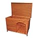 TRIXIE Large natura Classic Outdoor Dog House, Weatherproof Finish, Elevated Floor, Brown 45.5 x 31 x 32.25 inch
