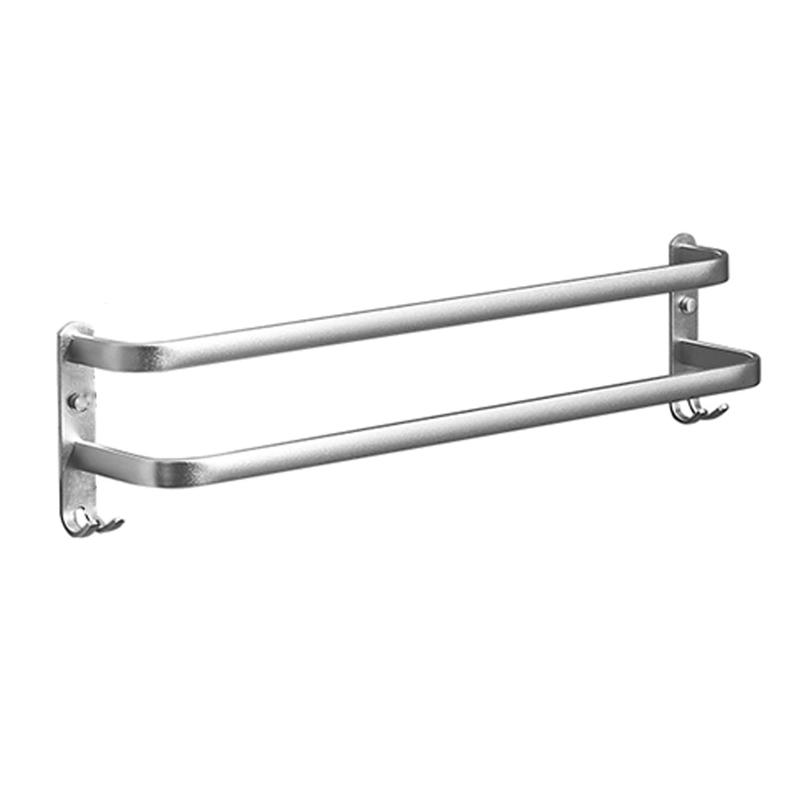 Porte-serviette en aluminium LWX pour une salle de bain moderne et épurée de 60 cm