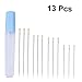 STOBOK 12pcs Needles Stainless Sewing Needles for Knitting Embroidery and Darning Four with Storage Easy Threading for All Crafting Projects