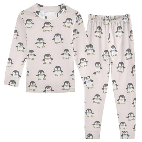 Arctic Animals Cute Penguin Matching Pajamas 2 Piece Pj 18 Months Holiday Pajamas Long Sleeve Top and Pants