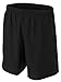 A4 Mens Woven Soccer Short, Small, Black