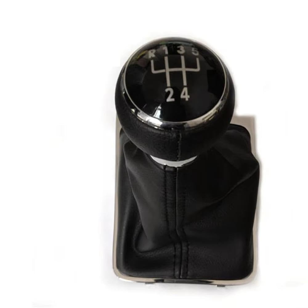 Poanbcgy 5 Speed Black Auto Parts Car Gear Shift Knob For Passat B6 Cc 3C R36 For Magotan Tdi Manual Lever Shift Knob(5 Speed Black)