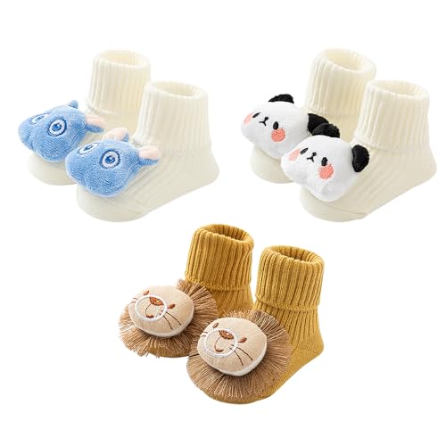 FZSECRIU 3 paar rasselsocken baby 0-6 monate,socken baby 6-12...