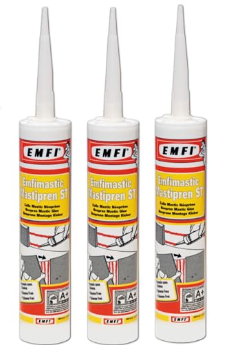 Colle contact néoprène, colle de montage, tout type de matériaux, contreplaqué, plinthes, cuir, bois, Fabrication Française pour MadeInNature (MASTIPREN ST, Lot de 6)