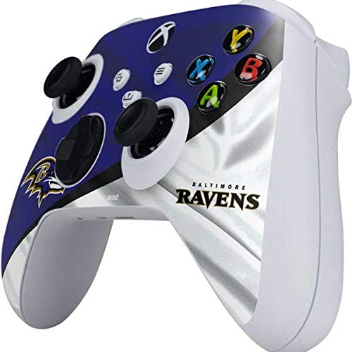 Skinit Decal Gaming Skin Compatible with Xbox Series S Controller - Officially Licensed NFL Baltimore Ravens Design