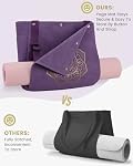 Gonex Sac de tapis de yoga, sac de fourre-tout avec des poches multiples pour les femmes hommes, porte-matelas de toile prendre en dehors tapis facile pour Pilates Voyage bureau d'entraînement