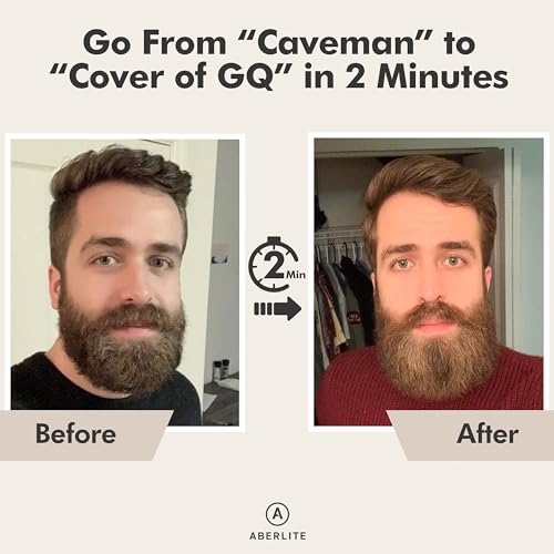 Aberlite-Pro-Upgraded-Professional-Beard-Hair-Straightener-Pain-Free-Anti-Scald-Comb-Tooth-Advanced-Ionic-Conditioning-Beard-Straightener-Heated-Brush-Comb-for-All-Beard-Types