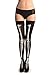 Black With Printed Skeleton Bones (Halloween) - Stockings