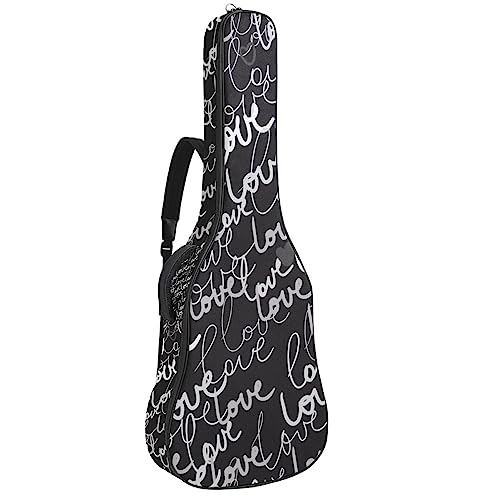 Housse pour guitare acoustique – Fleurs et papillons noirs – Grande housse pour guitare – S’adapte à la plupart des tailles de guitare, Multicolore 5., 42.9×16.9×4.7 in, Motif imprimé tendance - Les Beatles, Paul McCartney, John Lennon, RIngo Starr, George Harrison Housse pour guitare acoustique - Fleurs et papillons noirs - Grande housse pour guitare - S'adapte à la plupart des tailles de guitare, Multicolore 5., 42.9x16.9x4.7 in, Motif imprimé tendance