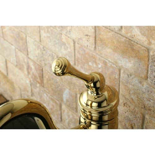 Kingston Brass Kb1422Bl Heritage Vessel Sink Faucet, 6-1/8", Polished Brass #TOP2