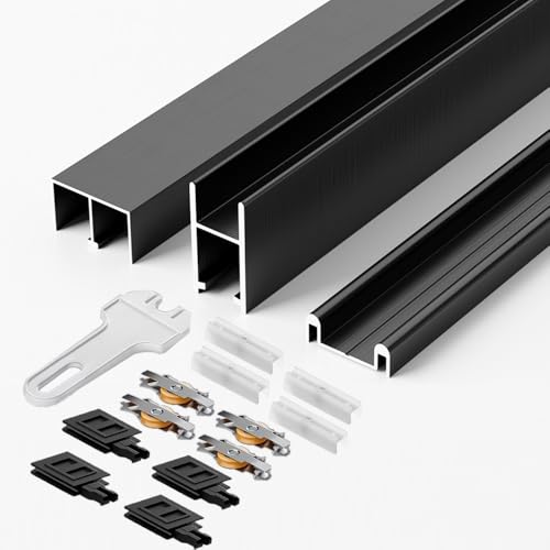 QSPNVFB Kit De Riel Para Puerta Corredera De...