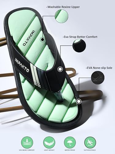 Image of Impakto CoastWay Comfortable Classic Ultra Soft Daily Used, lightweight Slipper for Men