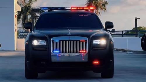 Image of Rolls Royce Phantom Police Edition 1:24 Diecast Scale Model Metal Pull Back Toy car for Kids with Openable Doors & Light, Music Toy Vehicle for Kids - Colors as Per Stock(Design-24)