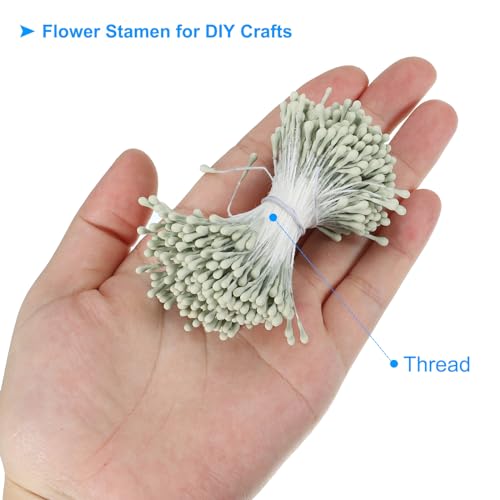 Étamines de fleurs artificielles 2 mm double tête perles mates loisirs - 4