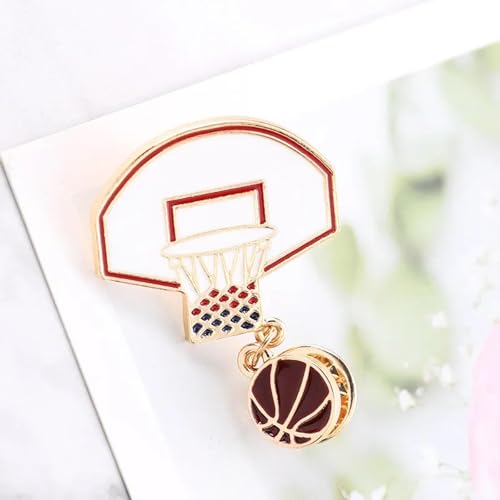 Épingle de basket de qualité supérieure avec finitions émaillées - 2