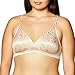 Playtex Women's Cross Your Heart Foam Lined Heart Jacquard Soft Cup Bra