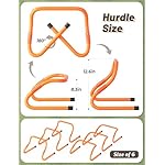 GHB Agility Hurdles 5/10 Pack Speed Agility Training Hurdles, Adjustable Sturdy Hurdles Training Equipment Set with Carry Bag for Kids,Athletes,Soccer,Basketball - Image 2