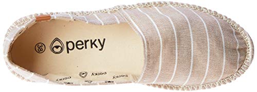 Perky Shoes Espadrille Unisex, Bege (Nilo), 38