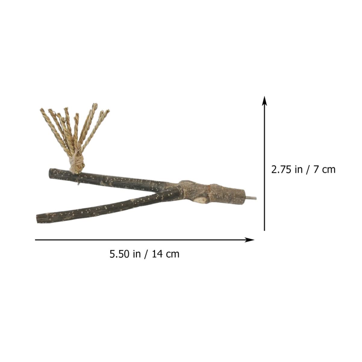 minkissy 5stücke Vogelspielzeug Aus Naturholz Kauspielzeug Für Papageien Und Wellensittiche Mit Natürlichem Astdesign Robust Und - Für Vogelkäfig Zubehör Fördert Spiel Und
