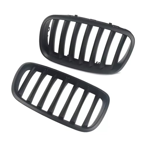 Grilles calandre avant BMW X5 E70 X6 E71 2007-2013 maille auto noire abs